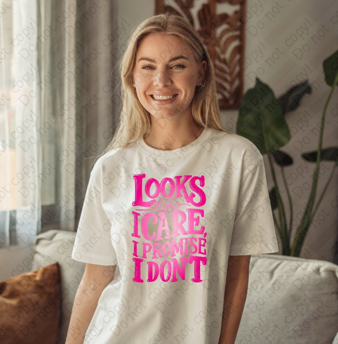 L-266 Looks Like I Care tee