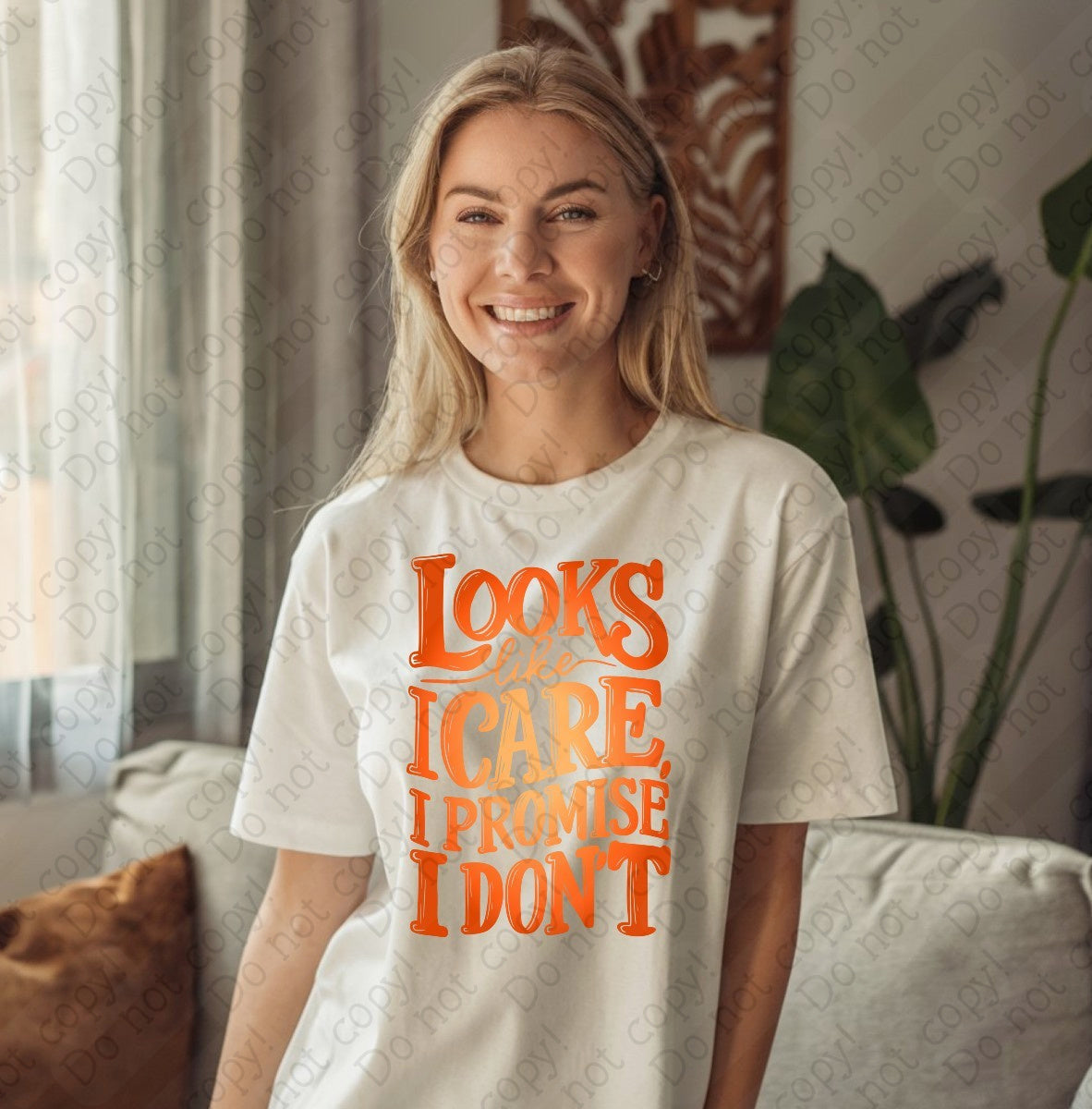 L-266 Looks Like I Care tee