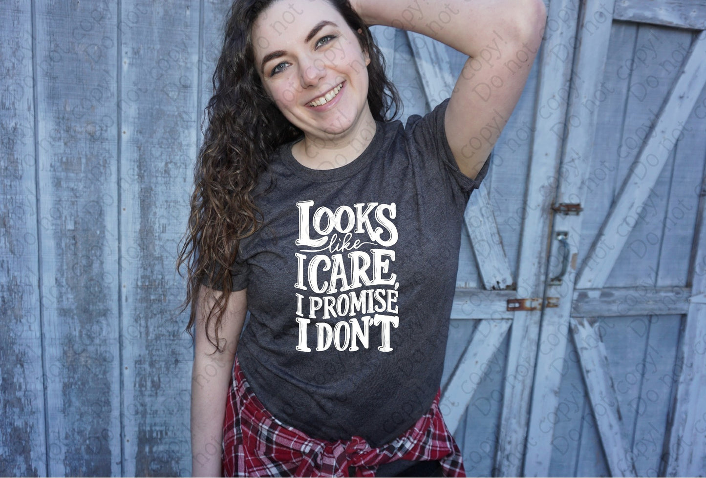 L-266 Looks Like I Care tee