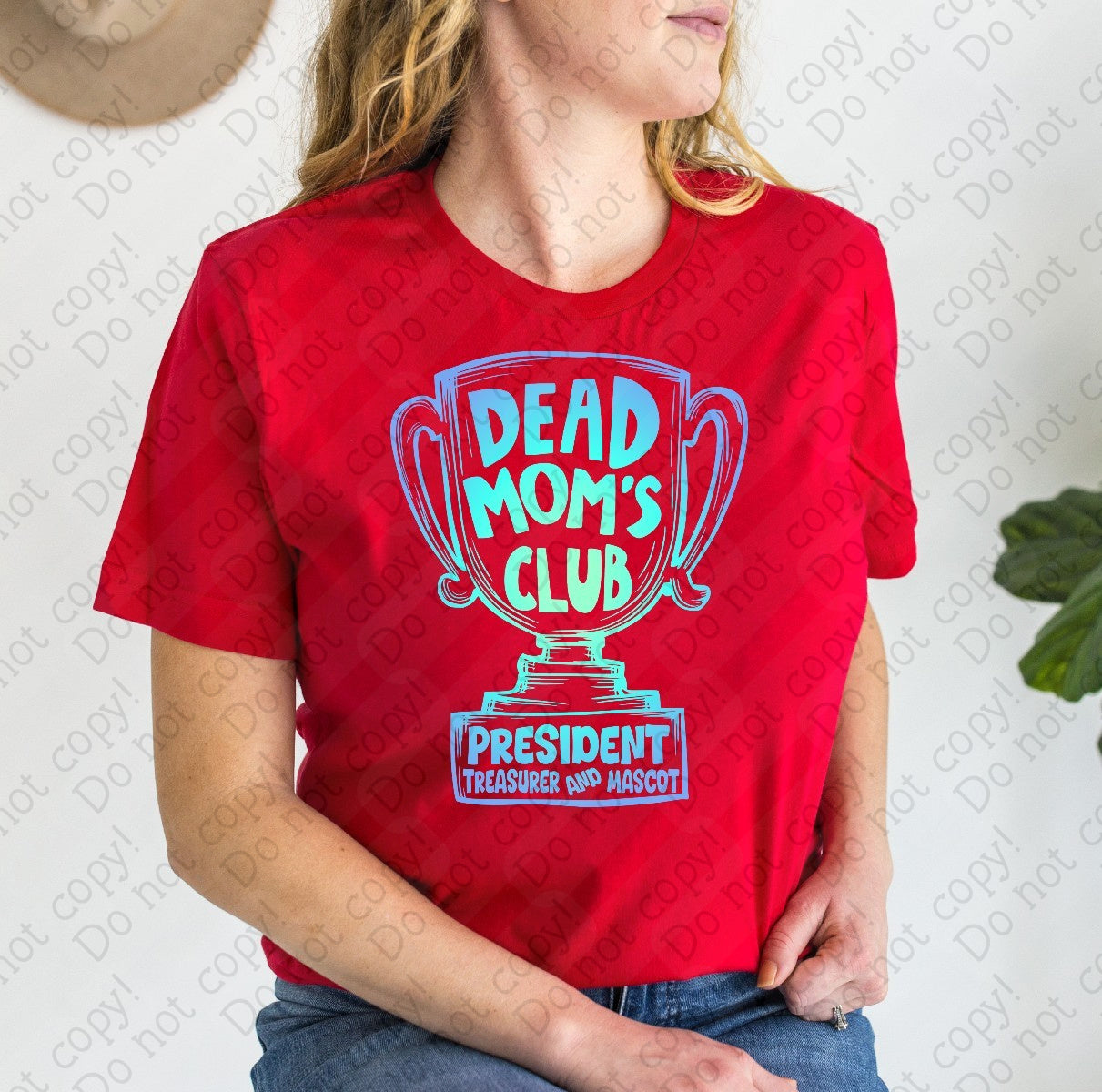 L-271 Dead Mom_s Club tee