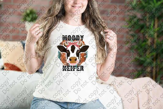 L-277 Moody Heifer tee