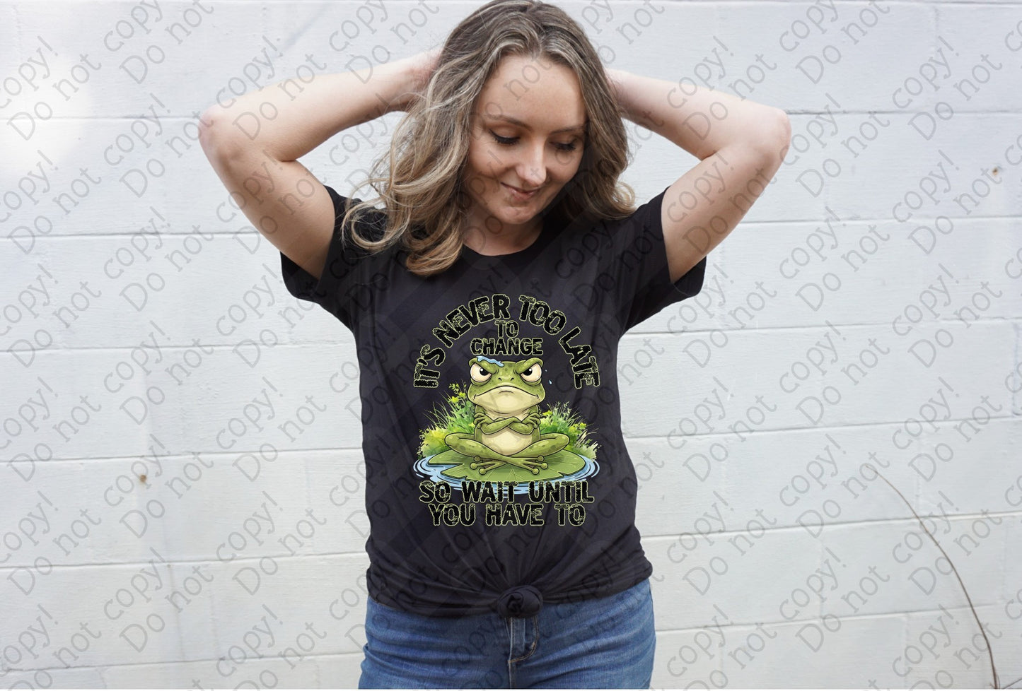 L-314 It_s never too late to change so wait until you have to tee