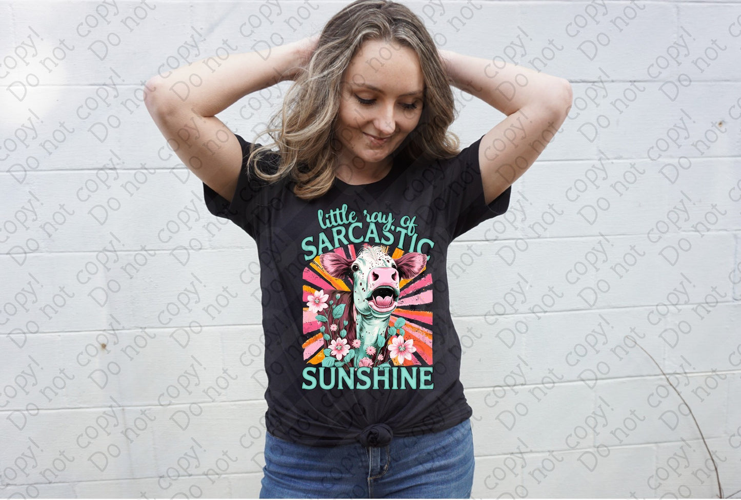 L-315 Little ray of sarcastic sunshine tee