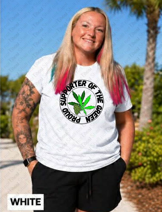 L-344 Proud Supporter of the Green tee