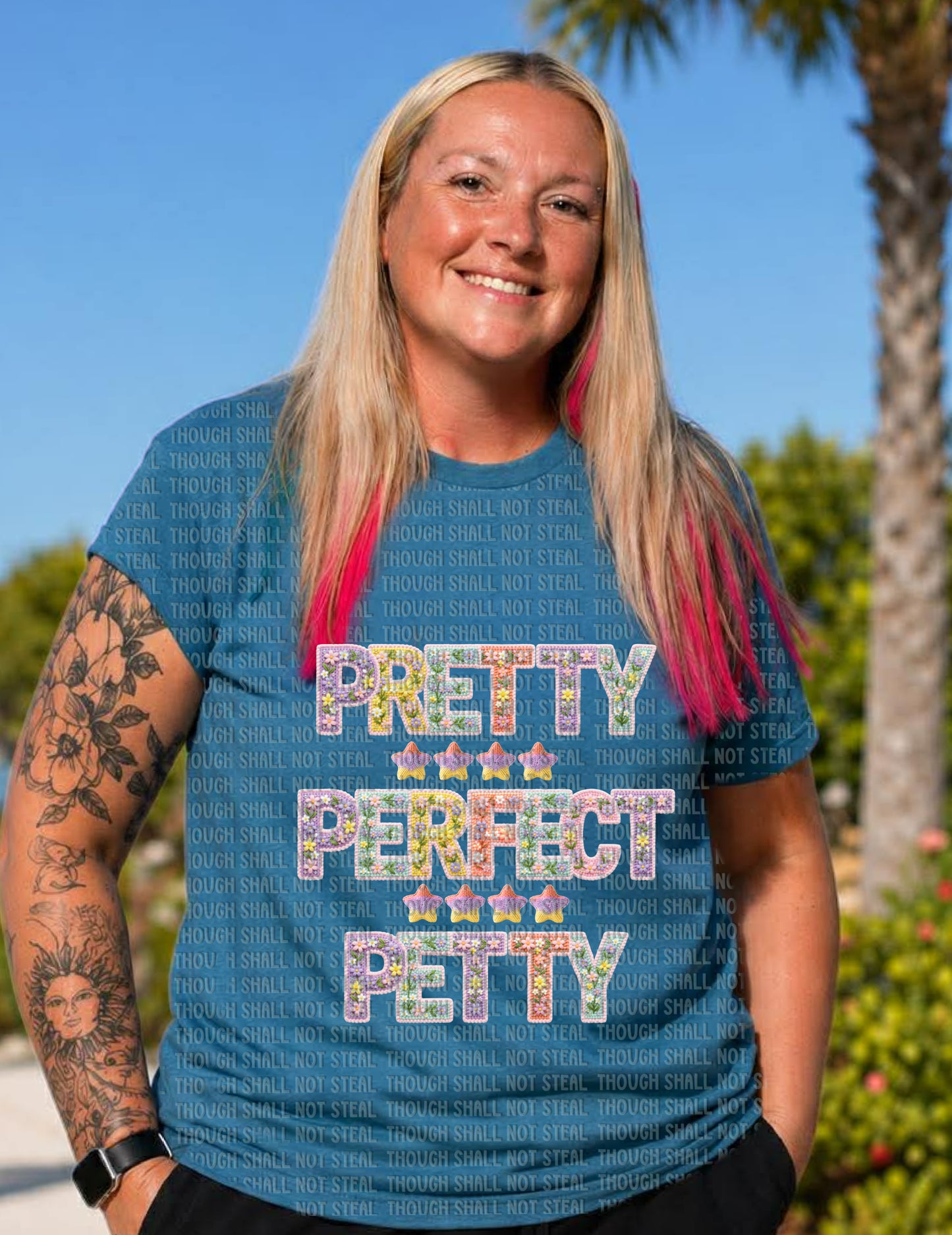 L-352 Pretty, Perfect, Petty tee