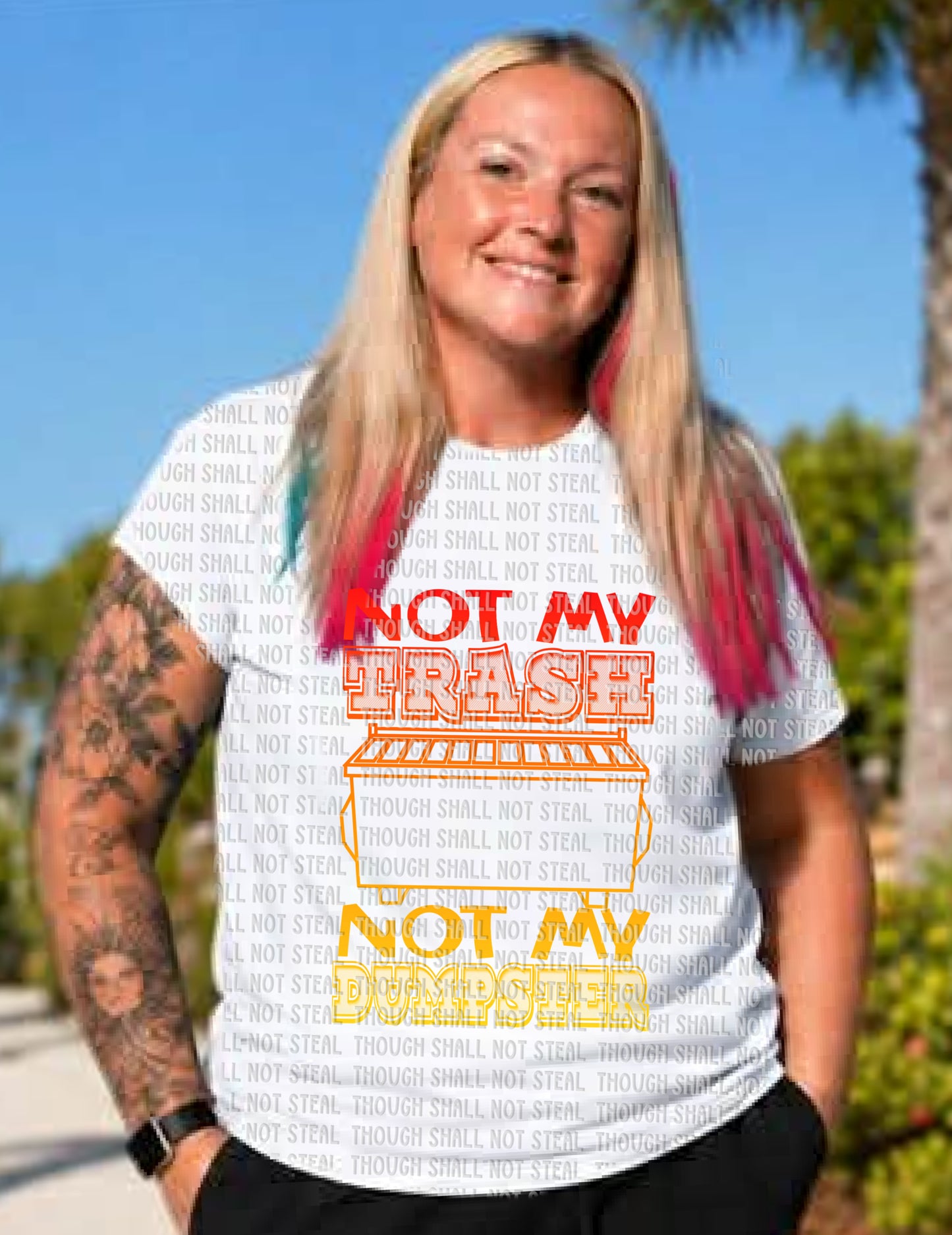 L-362 Not My Trash tee
