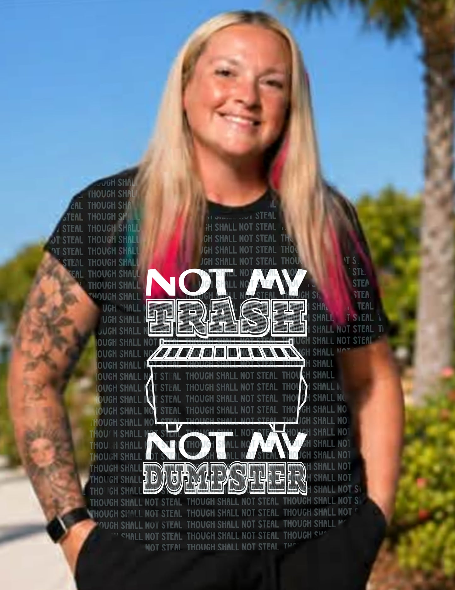 L-362 Not My Trash tee