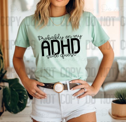 L-50 Probably on my ADHD side quest Completed Tee