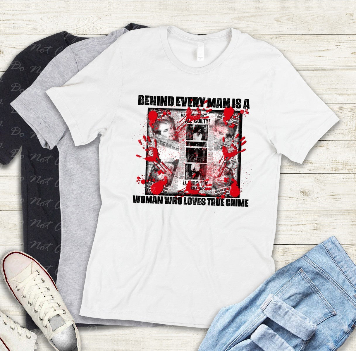M-01 woman who loves true crime Tee