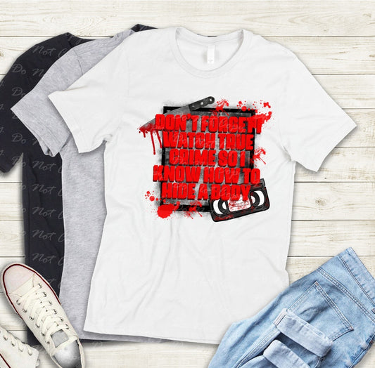 M-02 hide a body Tee