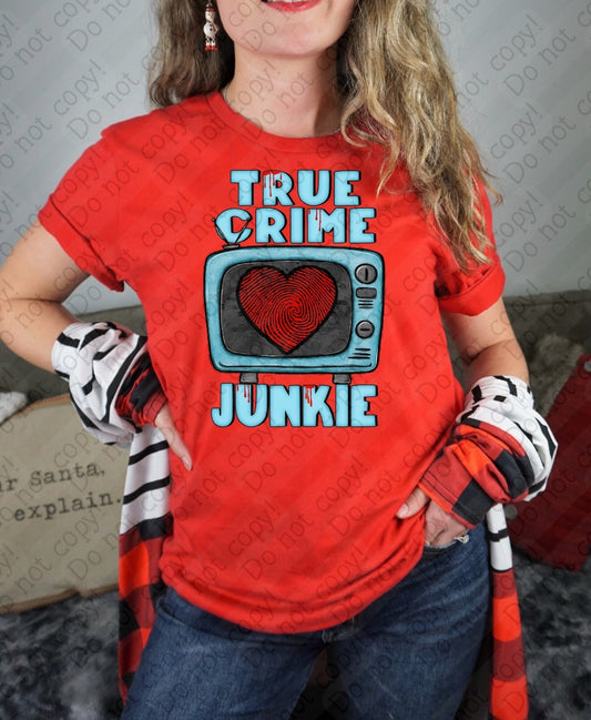 M-13 True Crime Junkie Tee