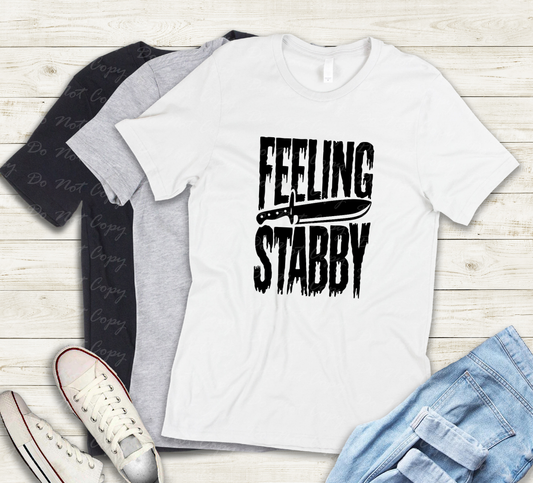 M-16 Feeling Stabby Wine Tee