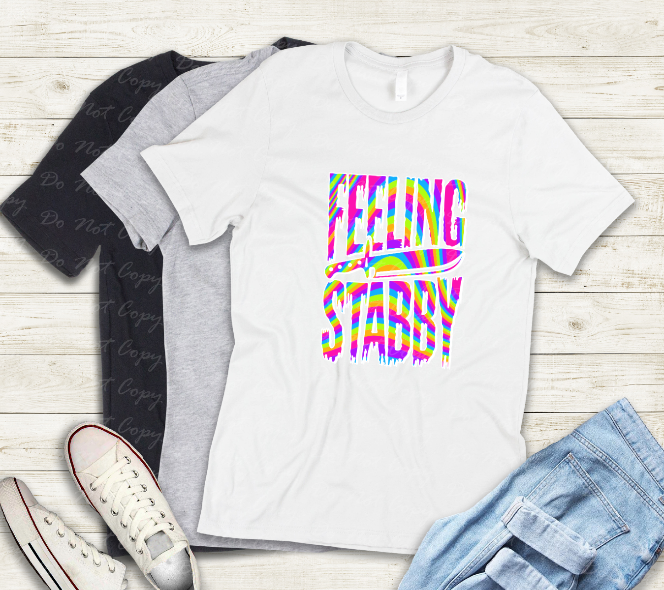 M-16 Feeling Stabby Wine Tee