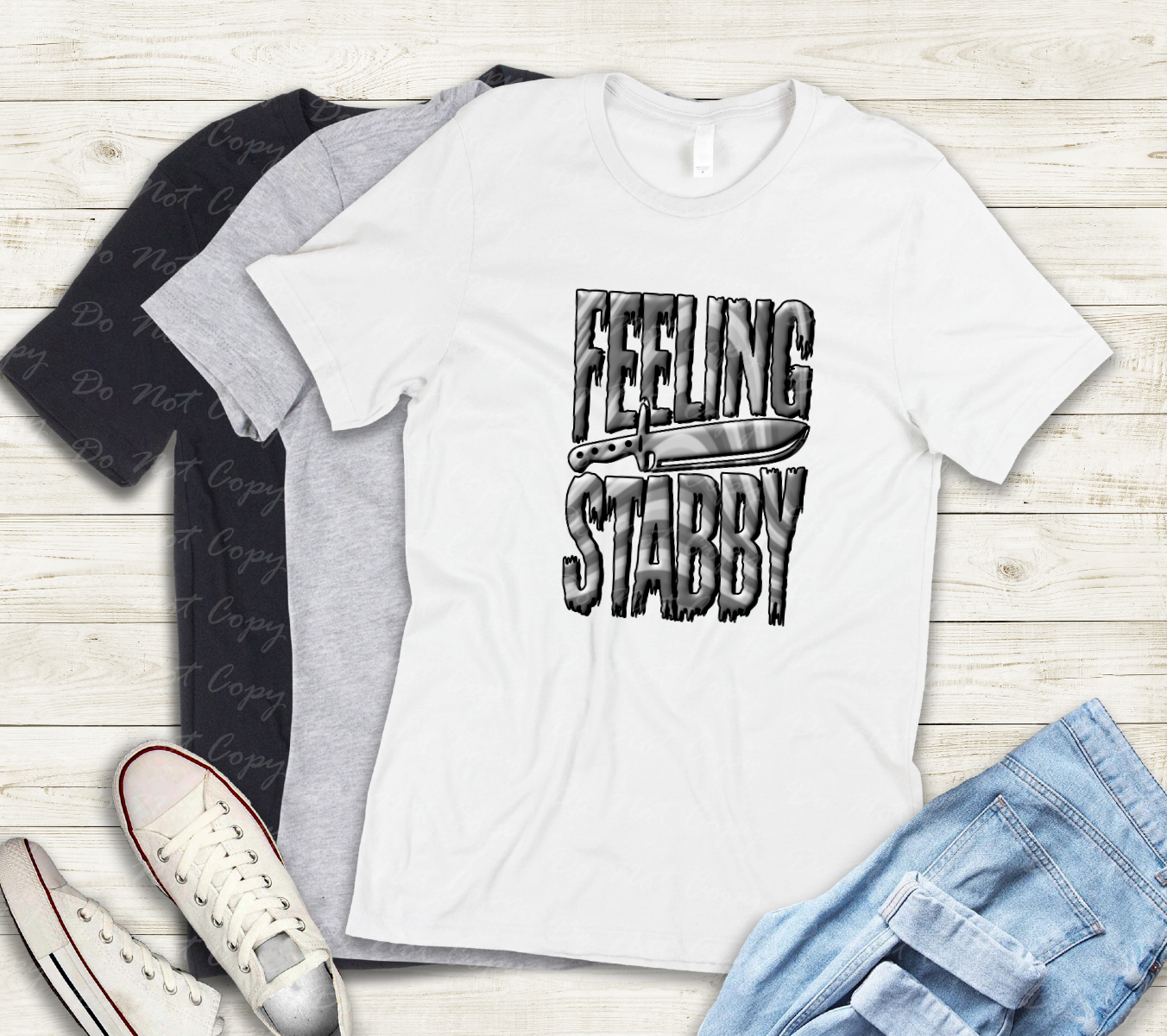 M-16 Feeling Stabby Wine Tee