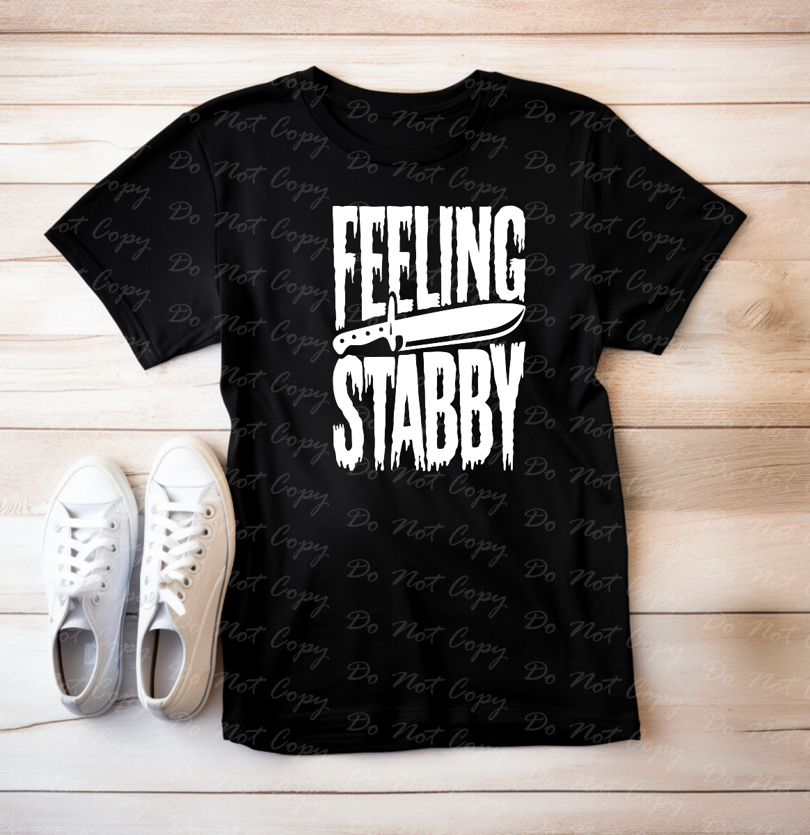 M-16 Feeling Stabby Wine Tee