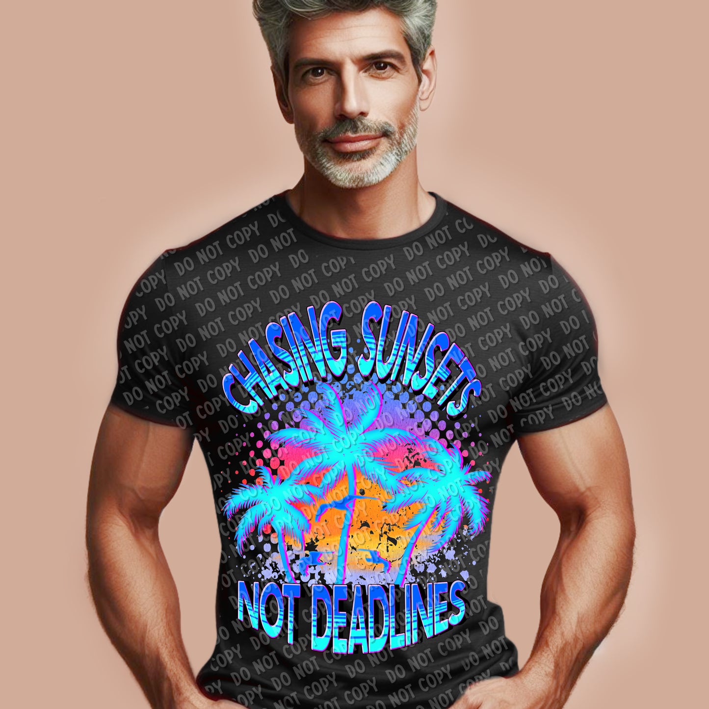 h-104 chasing sunsets not deadlines completed tee