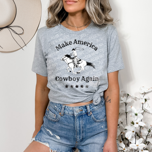 N-18 make america cowboy again Completed Tee