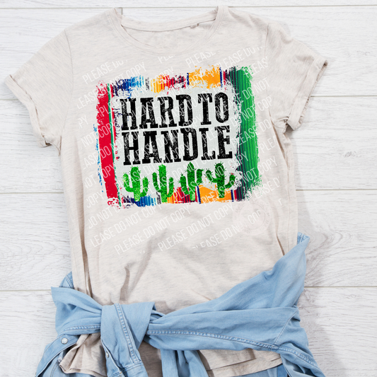 N-21 hard to handle serape cacti Completed Tee