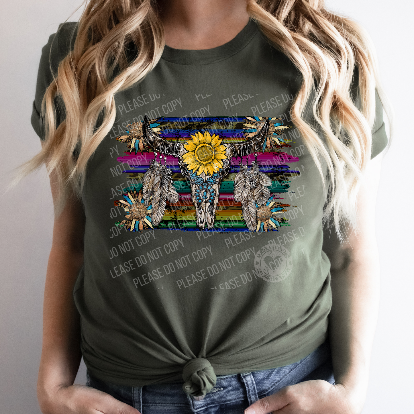 N-23 Serape desert Completed Tee