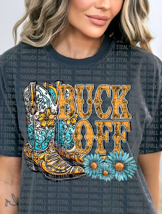 N-30 Buck Off Completed Tee