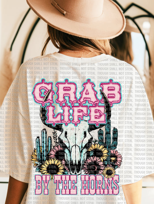 N-34 Grab Life By The Horns Tee