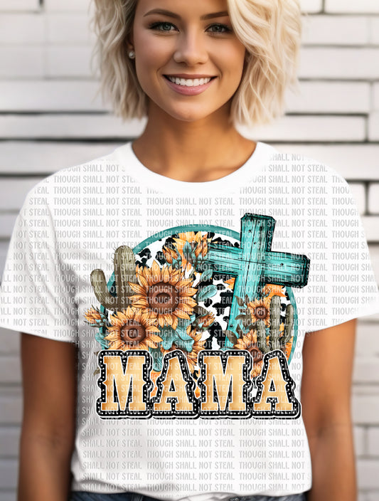 N-44 Western Mama Completed Tee