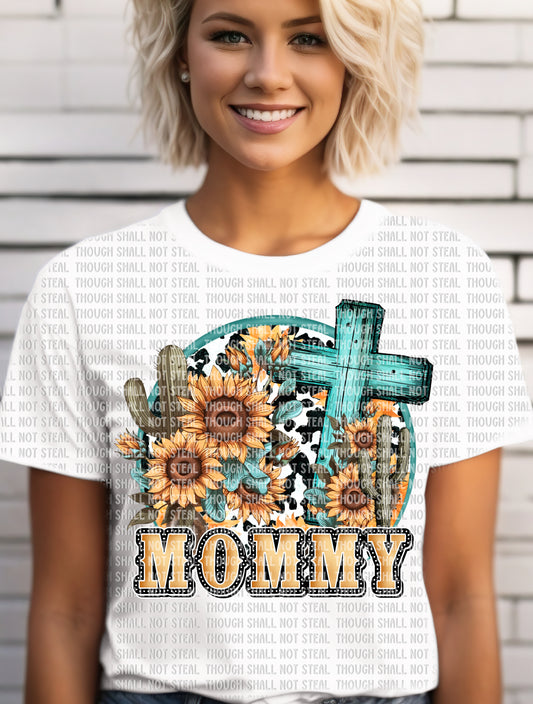 N-48 Western Mommy Completed Tee