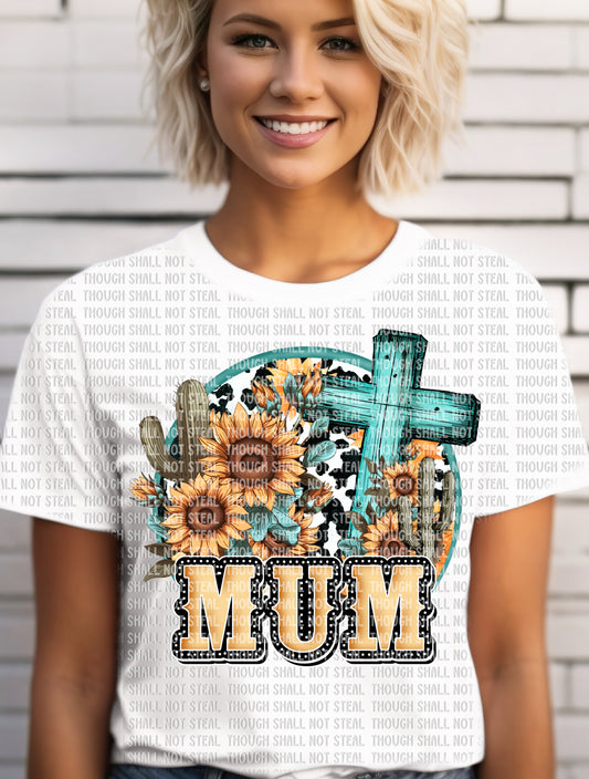 N-49 Western Mum Completed Tee