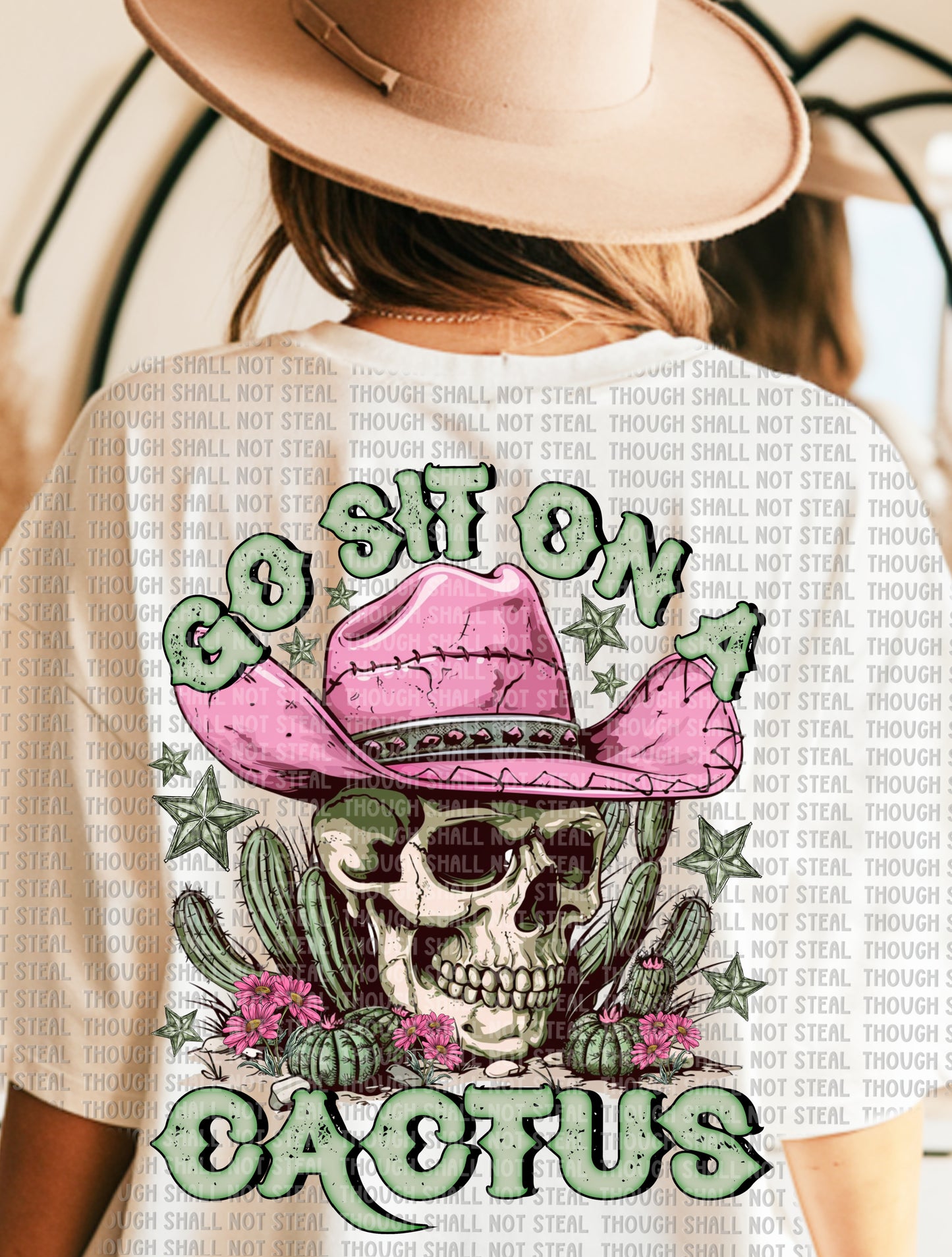 N-54 Go Sit On A Cactus Tee