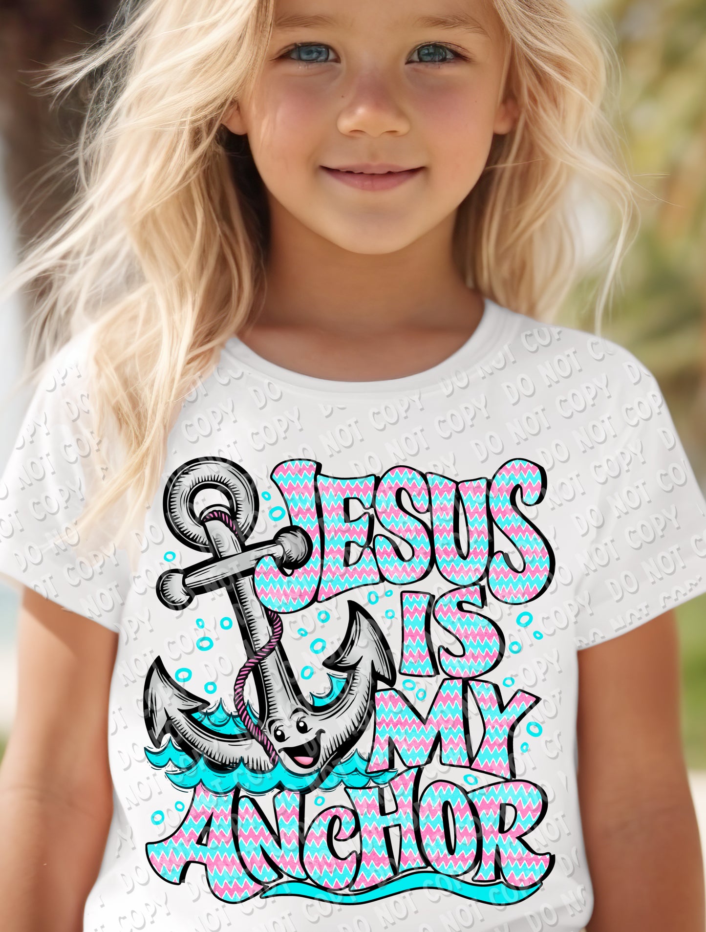 O-31 Jesus is My Anchor - Girl completed tee