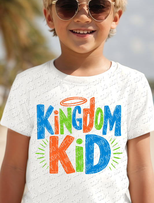 O-36 Kingdom Kid - Boy completed tee