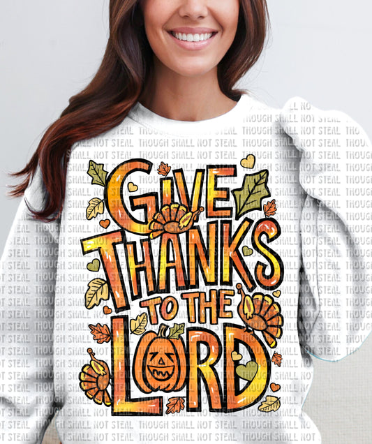 O-53 Give Thanks to the Lord tee