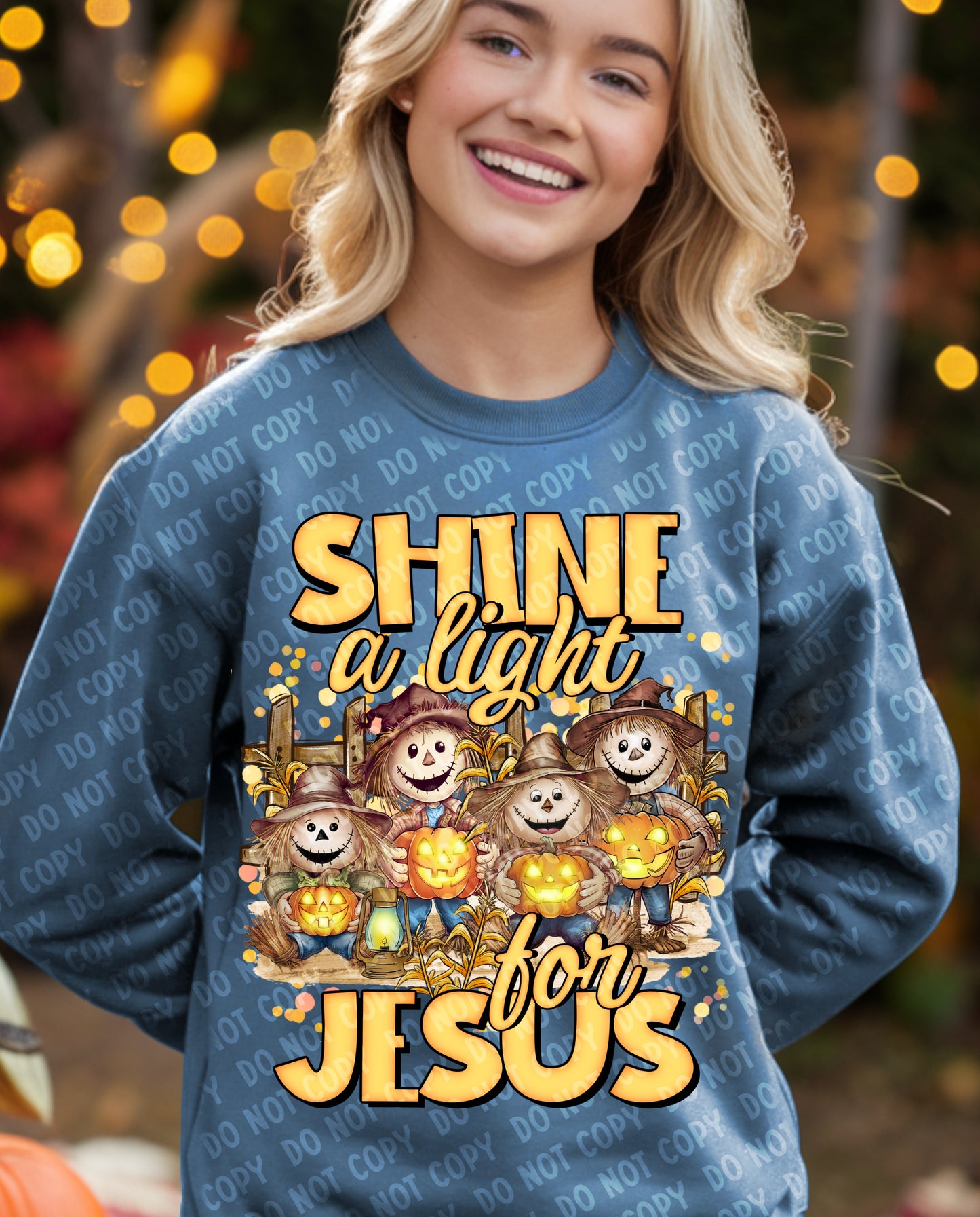 O-56 Shine a Light for Jesus tee