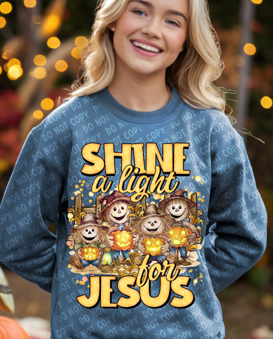 O-56 Shine a Light for Jesus tee