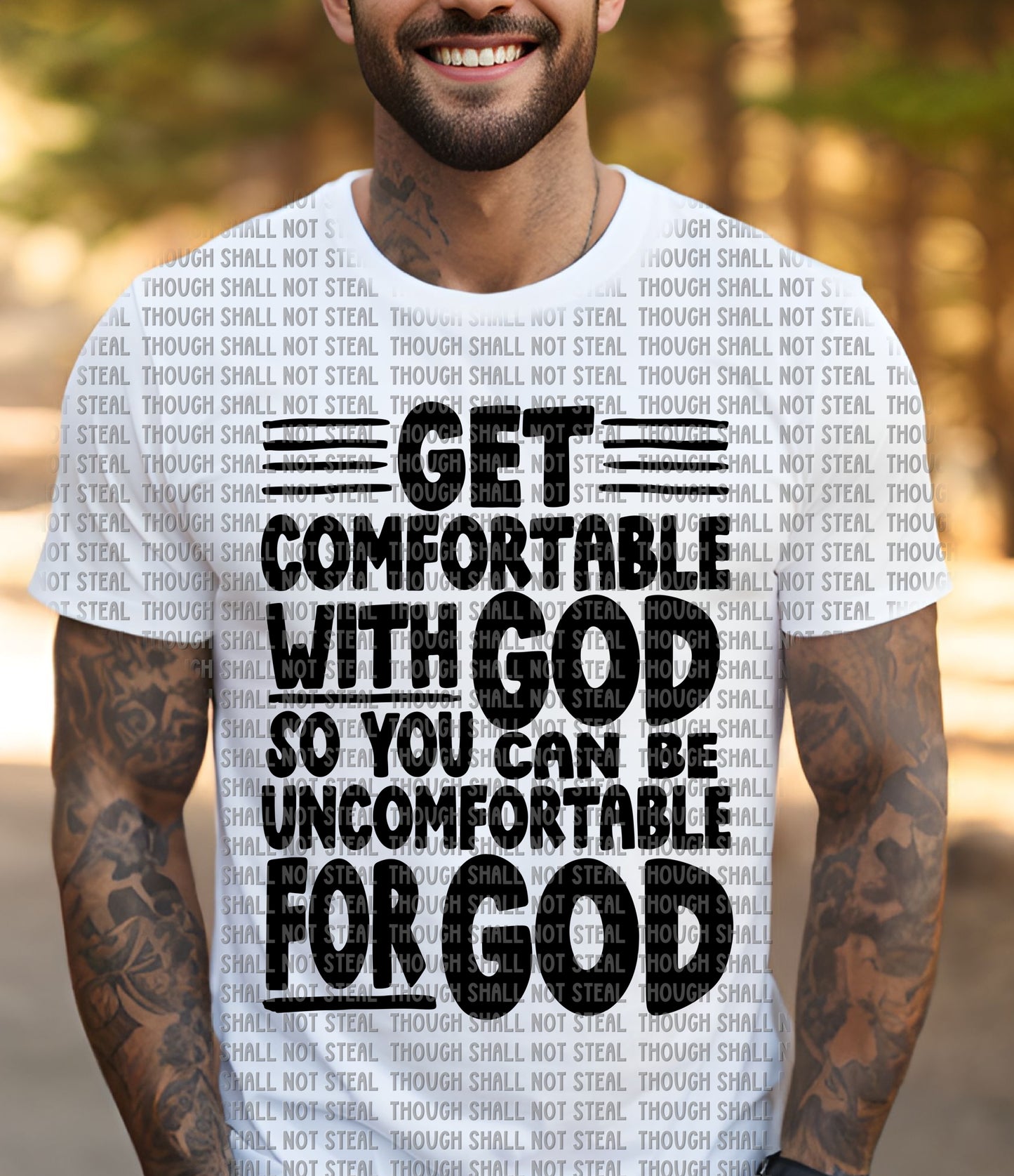 O-58 Get Comfortable with God tee