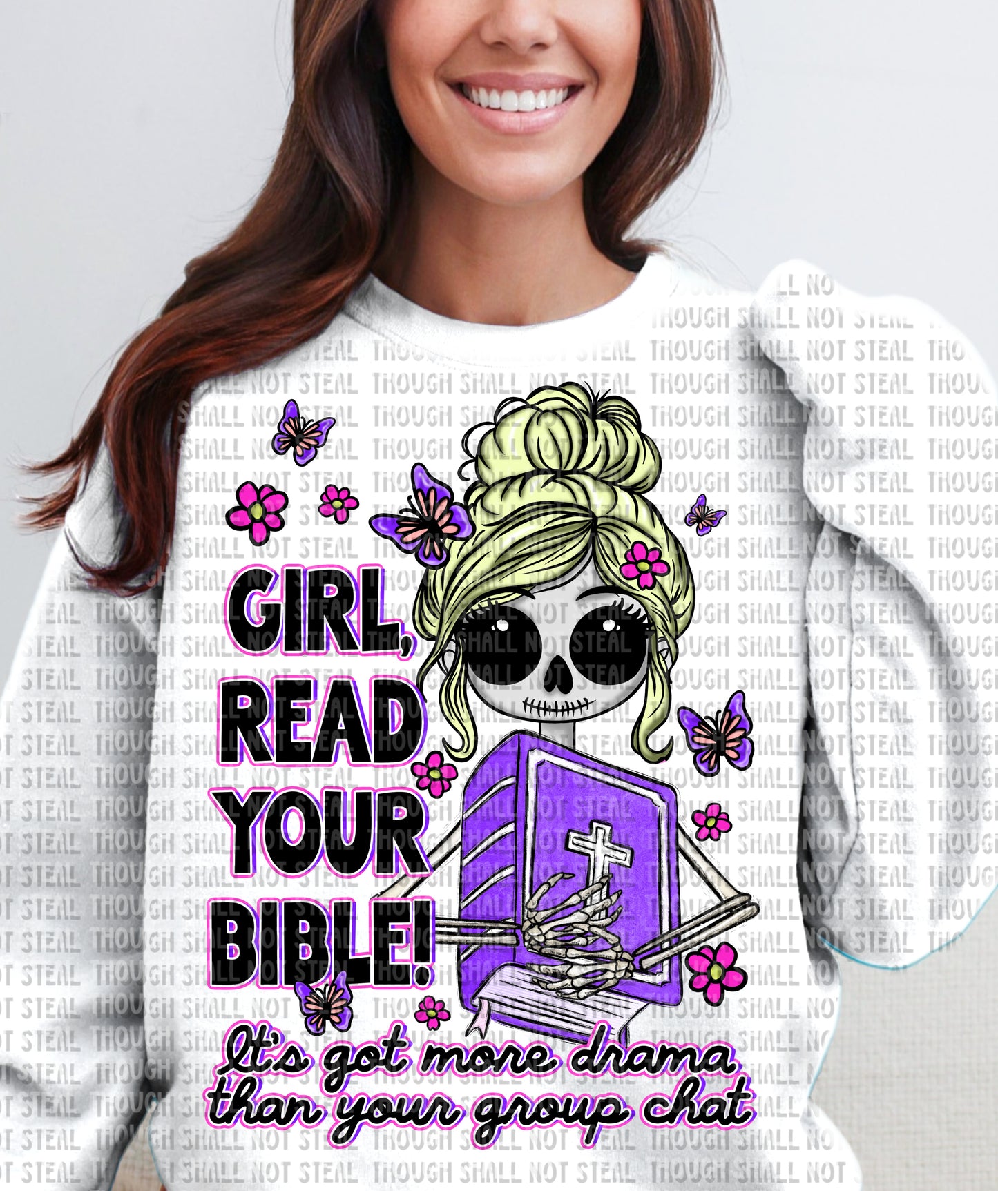O-61 Girl, read your Bible tee