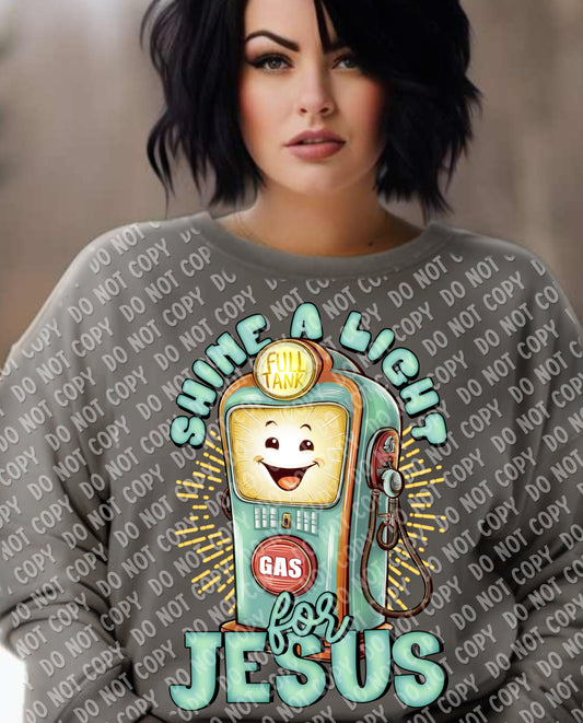 O-69 Shine a Light For Jesus tee