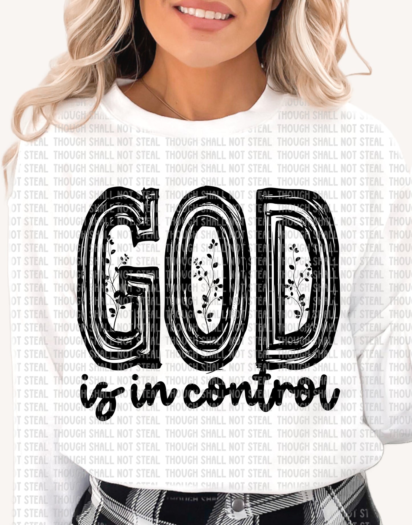 O-81 God is in control tee