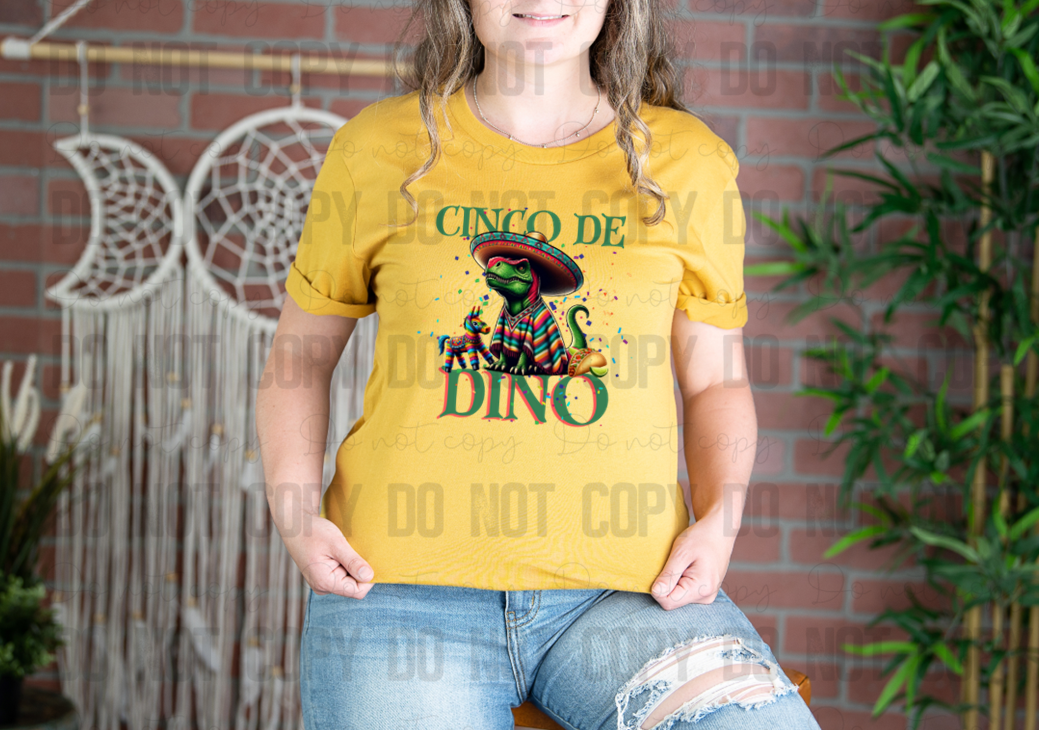 S-04 Cinco De Dino Completed Tee