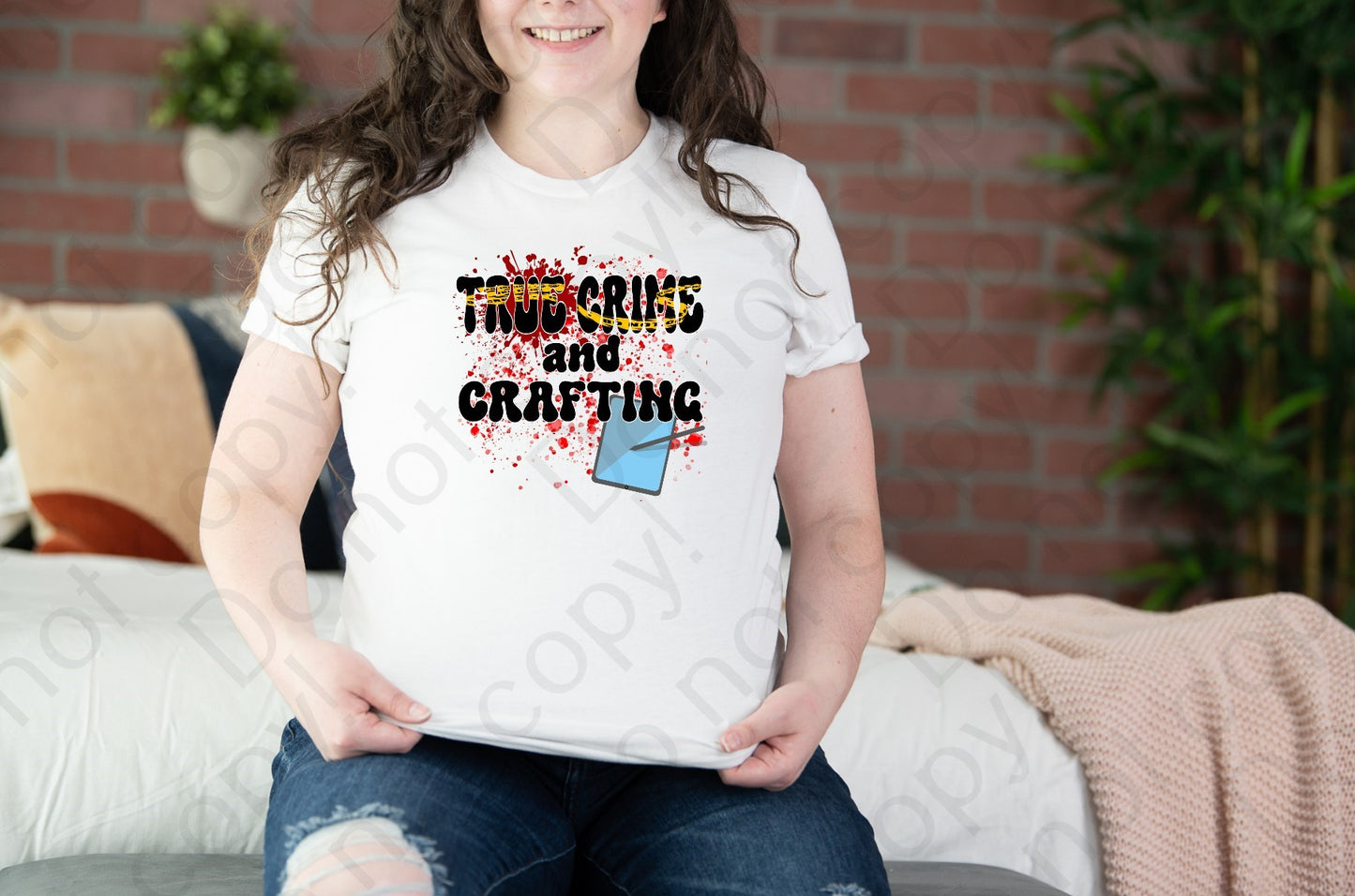 T-06 True Crime and Crafting Completed Tee