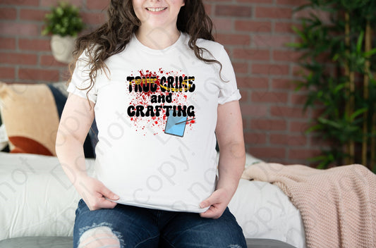 T-06 True Crime and Crafting Completed Tee