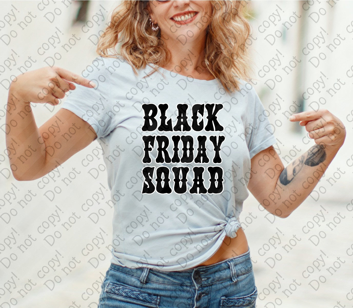 U-116 Black Friday Squad tee