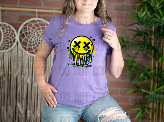 U-12 Dripping Smiley Completed Tee