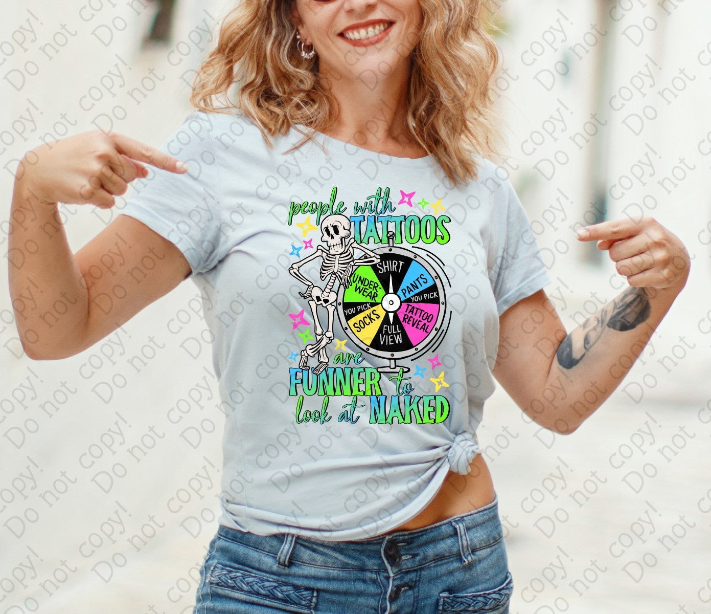 U-92 People with tattoos are funner to look at naked tee