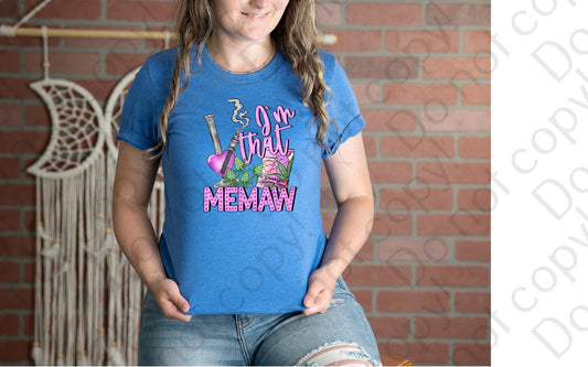 W-12 I'm that Memaw Completed Tee