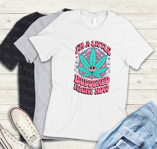 W-20 B Feminine - I'm a Little Buddered tee