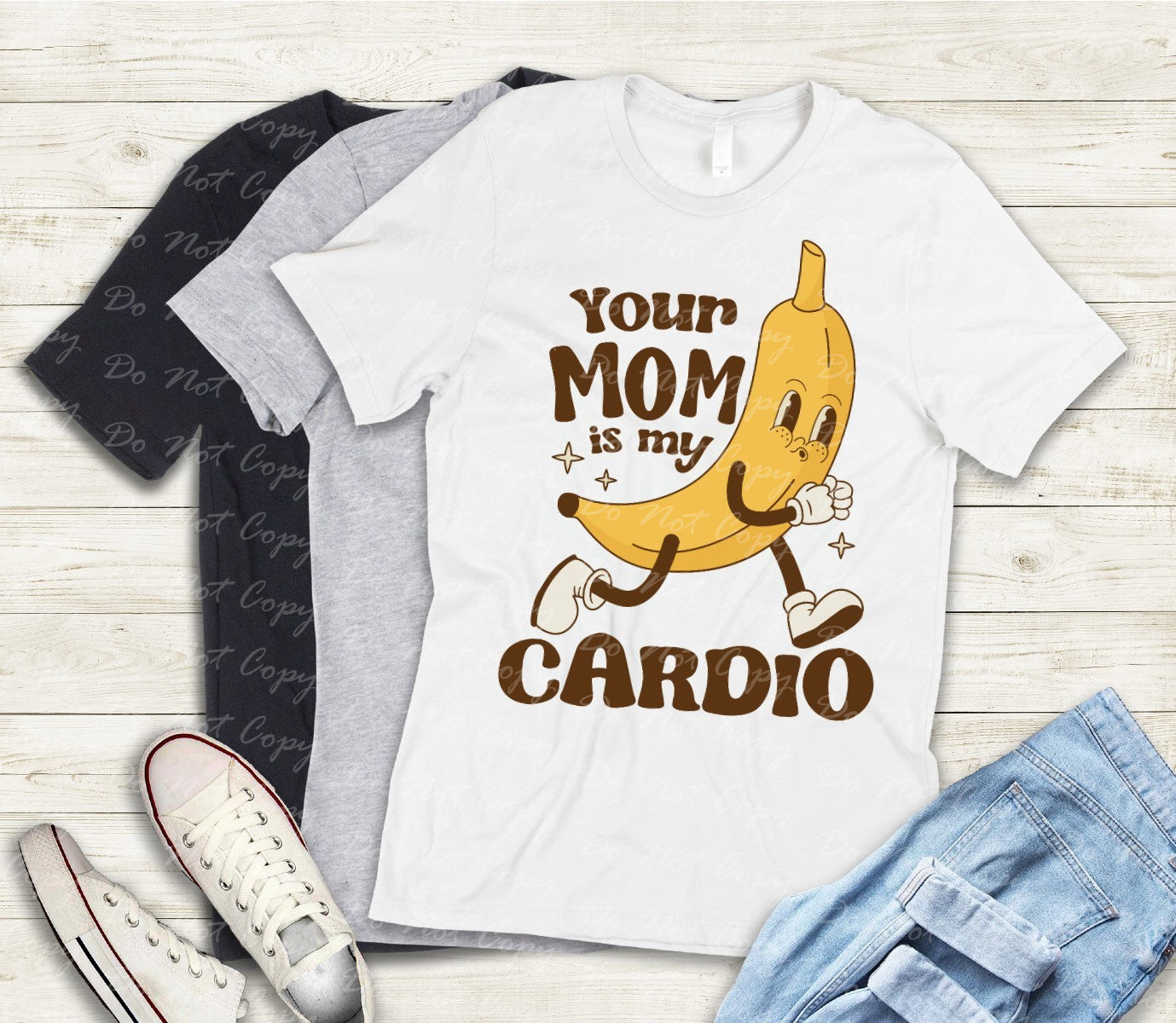 L-77 Your Mom Is My Cardio Tee